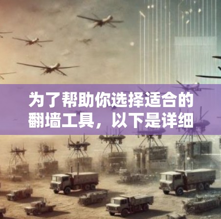 为了帮助你选择适合的翻墙工具，以下是详细的步骤和建议