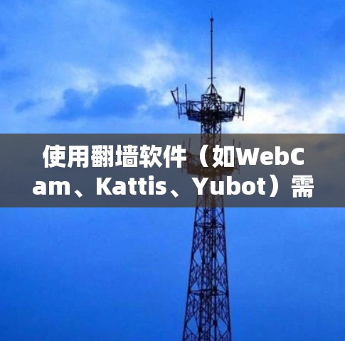 使用翻墙软件（如WebCam、Kattis、Yubot）需要遵循以下步骤，确保安全且顺畅