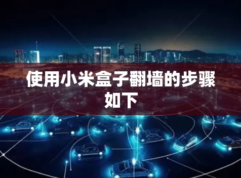 使用小米盒子翻墙的步骤如下