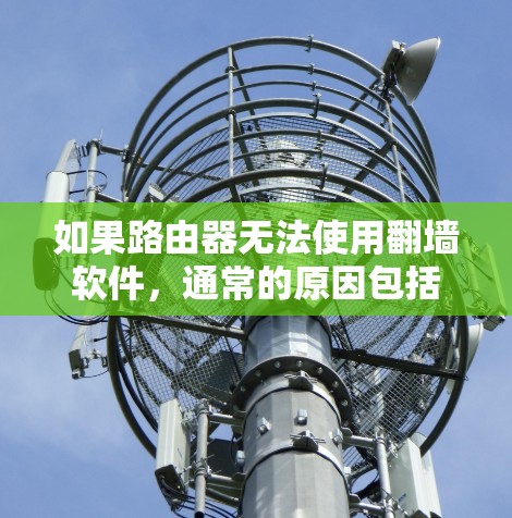 如果路由器无法使用翻墙软件，通常的原因包括以下几点