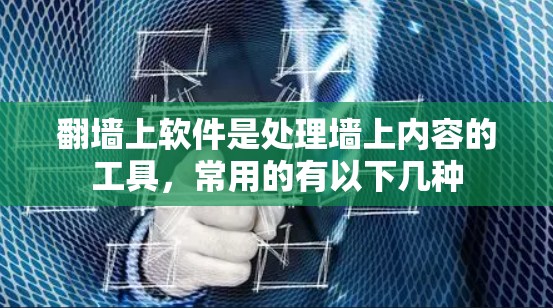 翻墙上软件是处理墙上内容的工具，常用的有以下几种