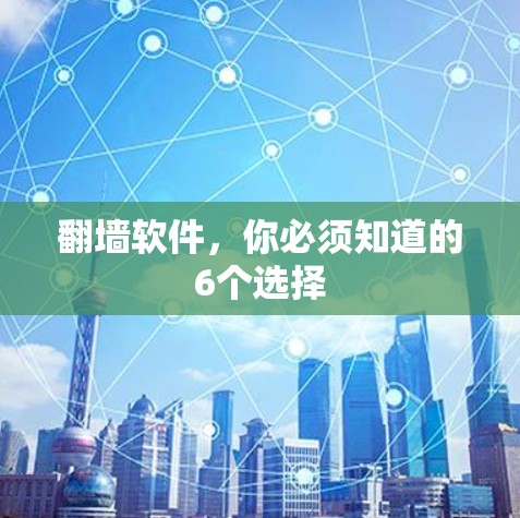 翻墙软件，你必须知道的6个选择