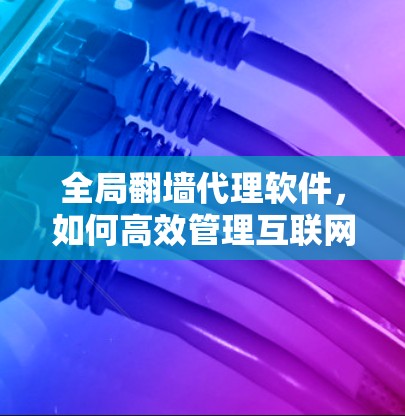 全局翻墙代理软件，如何高效管理互联网访问控制
