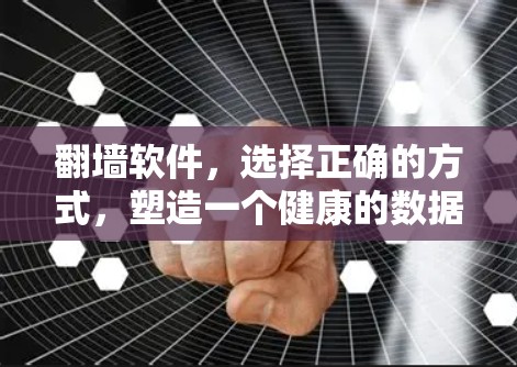 翻墙软件，选择正确的方式，塑造一个健康的数据未来