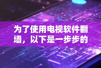 为了使用电视软件翻墙，以下是一步步的建议和方案