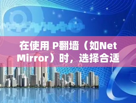 在使用 P翻墙（如NetMirror）时，选择合适的软件至关重要。以下是一些推荐的工具及其优势，帮助您高效使用P翻墙技术