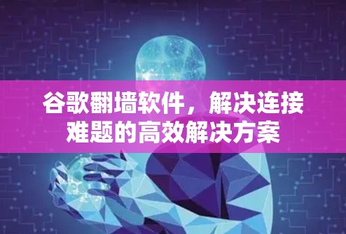 谷歌翻墙软件，解决连接难题的高效解决方案