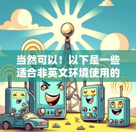当然可以！以下是一些适合非英文环境使用的外国软件，它们都有中文或其他语言界面，适合中文用户使用，无需翻墙或使用英文界面