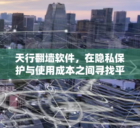 天行翻墙软件，在隐私保护与使用成本之间寻找平衡
