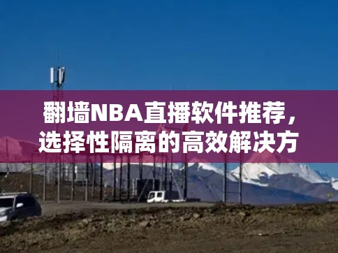 翻墙NBA直播软件推荐，选择性隔离的高效解决方案