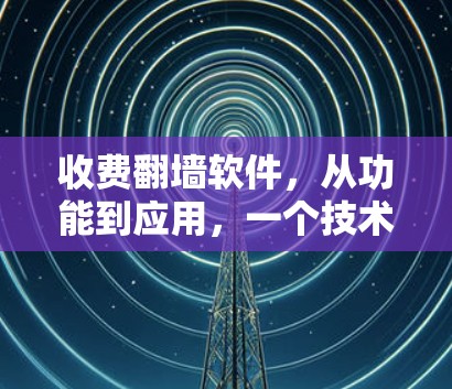 收费翻墙软件，从功能到应用，一个技术界的清醒迷雾
