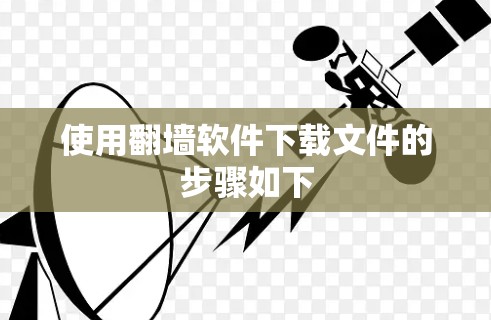 使用翻墙软件下载文件的步骤如下