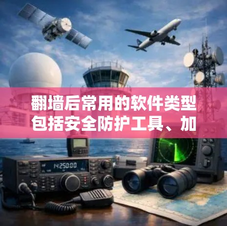 翻墙后常用的软件类型包括安全防护工具、加密软件、病毒扫描工具等,具体包括以下几种 翻墙后常用的软件类型包括安全防护工具、加密软件、病毒扫描工具等,具体包括以下几种