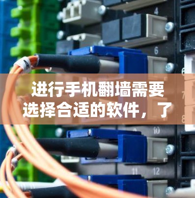 进行手机翻墙需要选择合适的软件，了解操作步骤，注意安全问题，避免被恶意软件影响，确保数据的安全和隐私。以下是一些步骤和建议