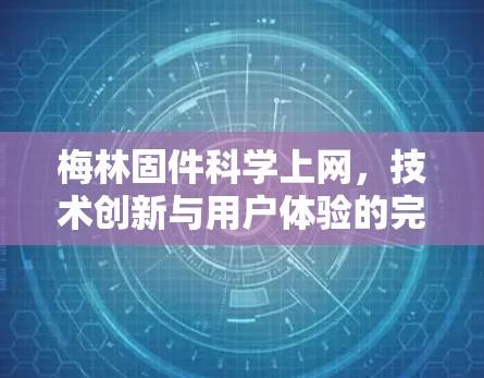 梅林固件科学上网，技术创新与用户体验的完美融合