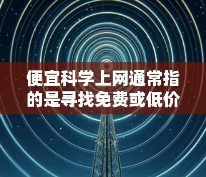 便宜科学上网通常指的是寻找免费或低价的在线科学资源和服务。以下是一些常见的免费和低价科学资源，可以帮助你探索科学领域