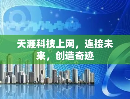 天涯科技上网，连接未来，创造奇迹