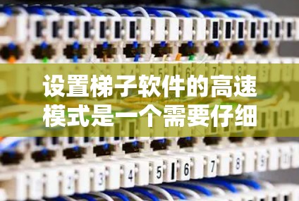 设置梯子软件的高速模式是一个需要仔细操作的过程，以下是一步步的指南