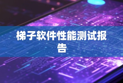 梯子软件性能测试报告