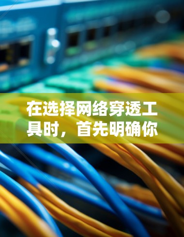 在选择网络穿透工具时，首先明确你的网络安全需求和目标。以下是一些建议，帮助你选择合适的工具