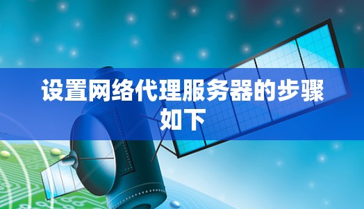 设置网络代理服务器的步骤如下