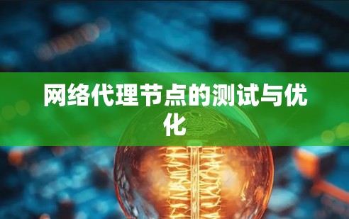 网络代理节点的测试与优化