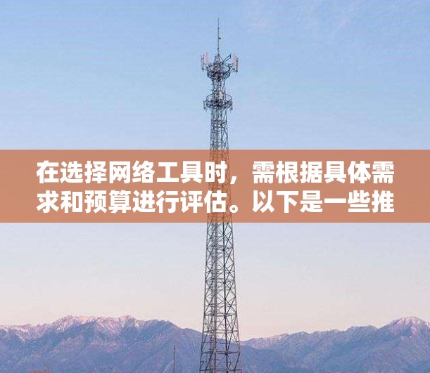 在选择网络工具时，需根据具体需求和预算进行评估。以下是一些推荐的工具及其适用场景