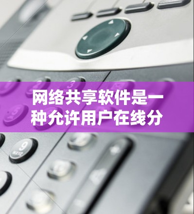 网络共享软件是一种允许用户在线分享和管理文件、视频和其他资源的工具。以下是对网络共享软件的详细分析和推荐