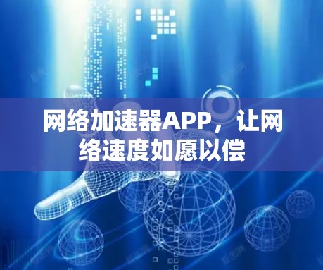 网络加速器APP，让网络速度如愿以偿