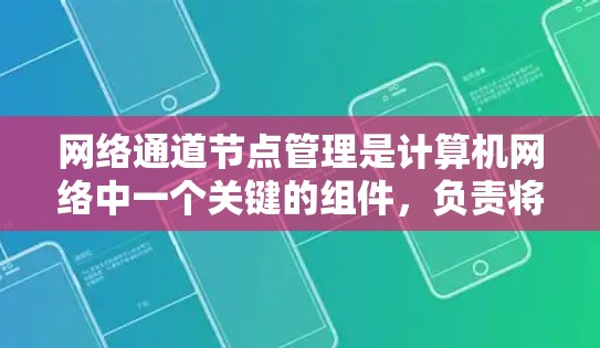 网络通道节点管理是计算机网络中一个关键的组件，负责将数据从源端传输到目标端。以下是对网络通道节点管理的详细总结