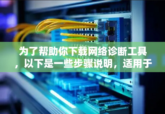 为了帮助你下载网络诊断工具，以下是一些步骤说明，适用于常见使用场景