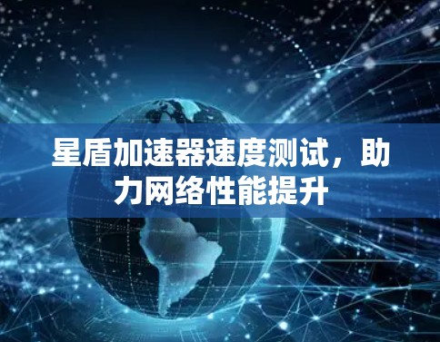 星盾加速器速度测试，助力网络性能提升