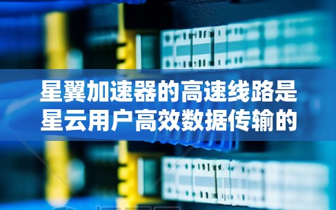 星翼加速器的高速线路是星云用户高效数据传输的关键工具，以下是对其特点和应用场景的详细分析