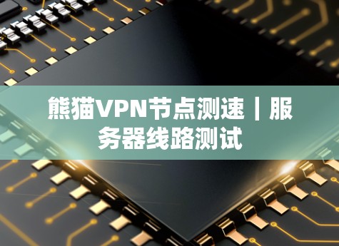 熊猫VPN节点测速｜服务器线路测试
