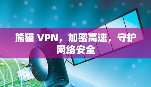 熊猫 VPN，加密高速，守护网络安全
