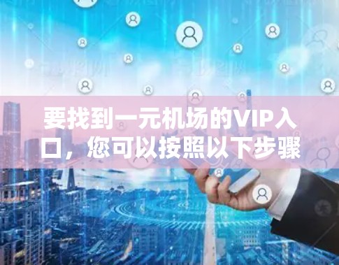 要找到一元机场的VIP入口，您可以按照以下步骤进行