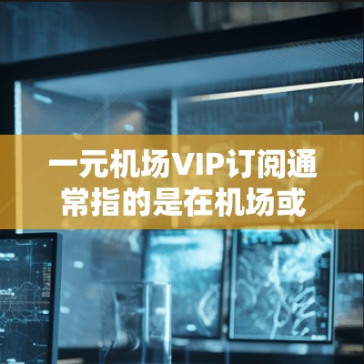 一元机场VIP订阅通常指的是在机场或酒店内的高端优惠活动，类似于一元一次或一元adenine的概念。这种订阅可能提供免费或显著折扣，甚至免费的机场服务，帮助用户提升体验并节省费用