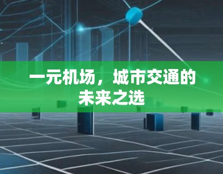 一元机场，城市交通的未来之选