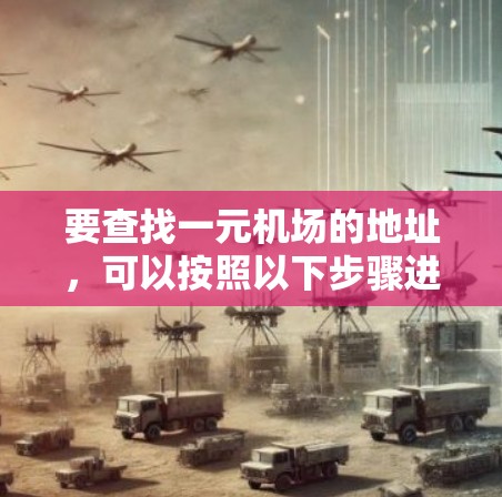要查找一元机场的地址，可以按照以下步骤进行
