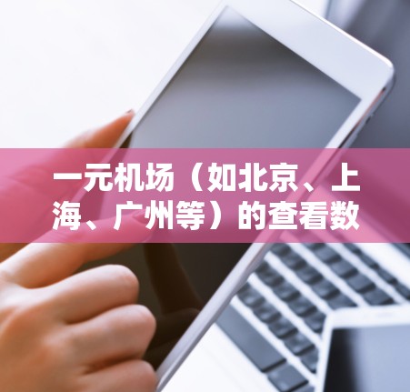 一元机场（如北京、上海、广州等）的查看数据主要包括航班信息、乘客信息、天气预报和机场开放情况。以下是详细的步骤说明