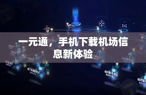 一元通，手机下载机场信息新体验