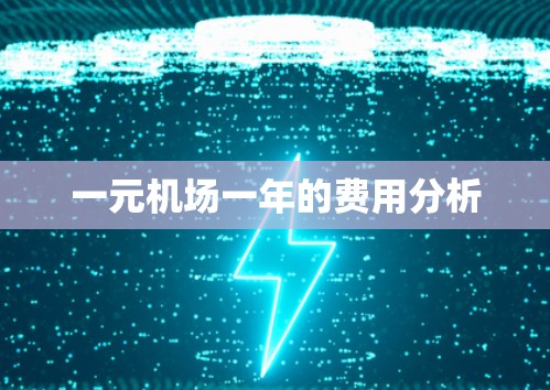 一元机场一年的费用分析