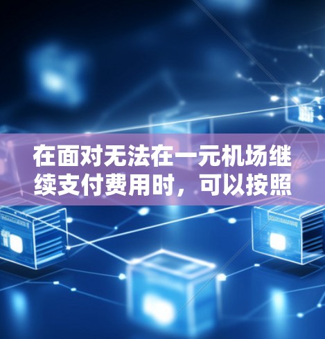 在面对无法在一元机场继续支付费用时，可以按照以下步骤进行处理