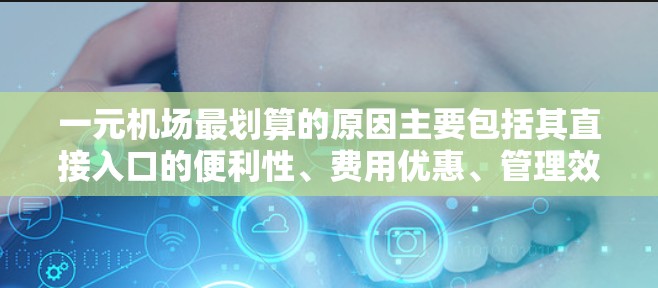 一元机场最划算的原因主要包括其直接入口的便利性、费用优惠、管理效率高以及促进旅游业和当地经济等方面的优势。以下是对一元机场最划算的详细分析